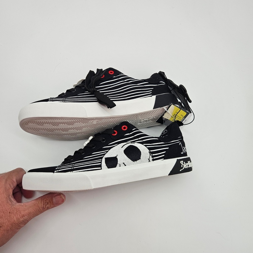 Disney Tim Burtons Nightmare Before Christmas Jack Skellington Shoes Size 10 - Picture 2 of 8